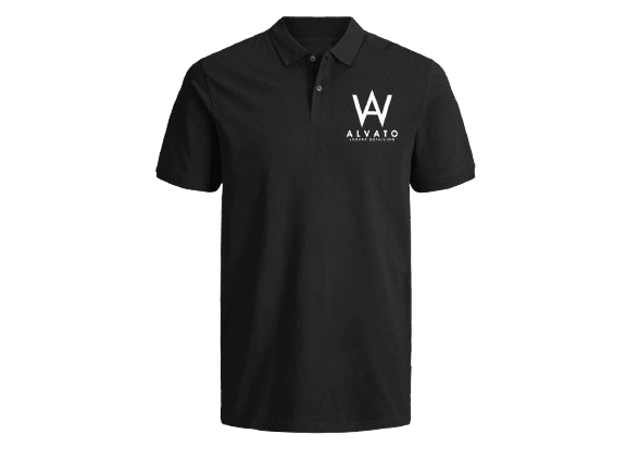 CAMISETA POLO NEGRA